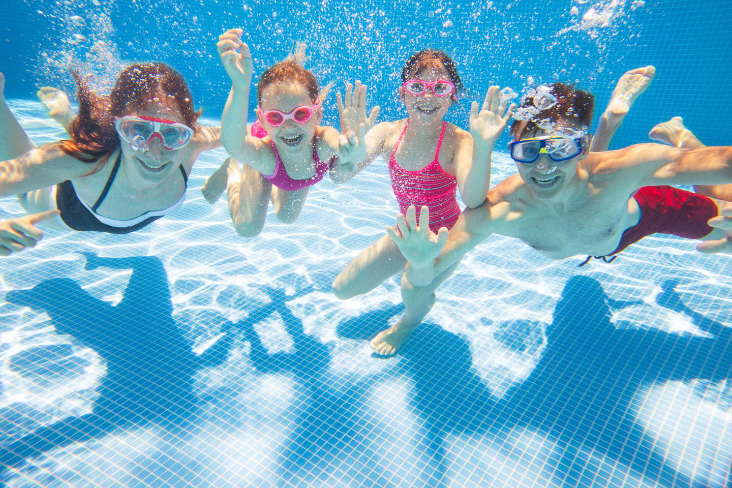 Zwemmen in de zomer van Oostenrijk - Mallnitz