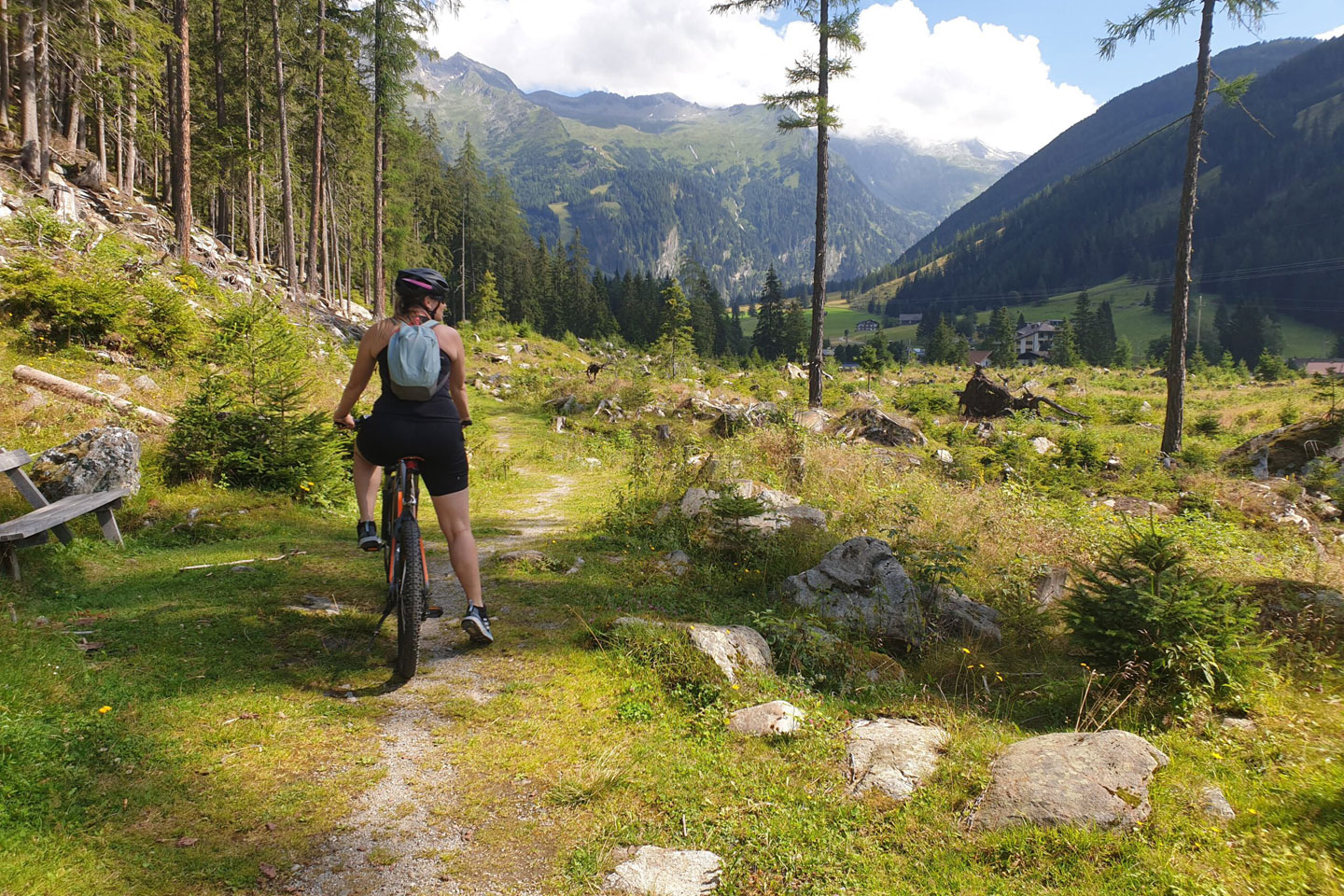 Biking in Austria at Haus Waldruhe in Mallnitz